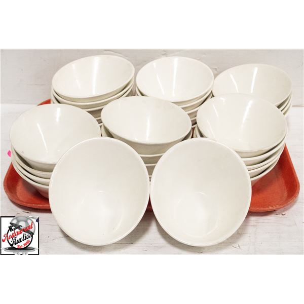 30 OVAL ANTON BLACK DESIGNER BOWLS 5" X 6"