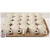 Image 4 : 3 TRAYS W/ DUDSON COFFEE CUPS, CREAMERS & SUGARS