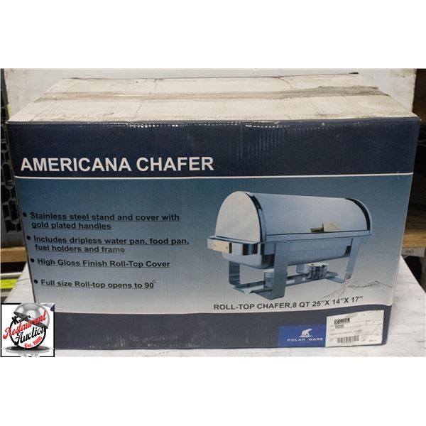 AMERICANA CHAFER ROLL-TOP CHAFER 8QT