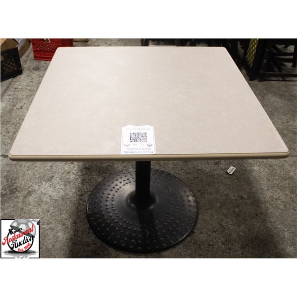 4 RESTAURANT TABLES 35" X 35" X 29"