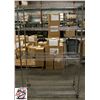 Image 1 : CHROME WIRE RACK W/ CASTORS 47" X 18" X 76.5"