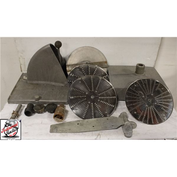ASSORTED GRATER/SHREDDER ATTACHMENTS