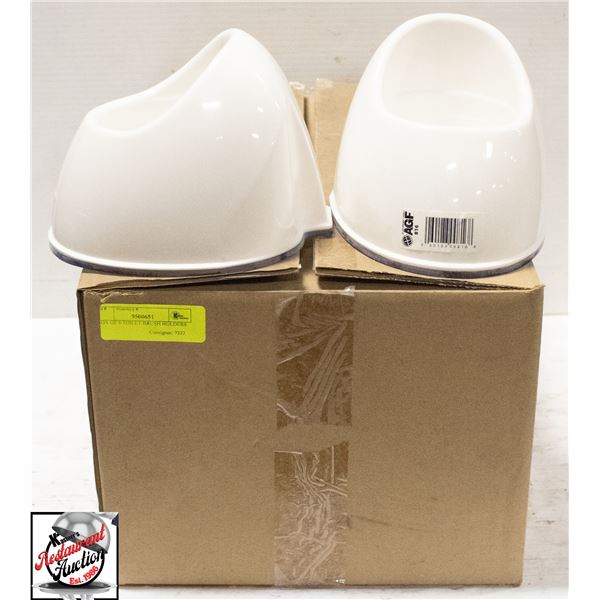 BOX OF 9 TOILET BRUSH HOLDERS