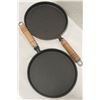 Image 1 : SET OF 2 NEW CAST IRON 8" GRIDDLE PANS