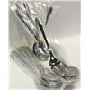 Image 2 : 24 NEW S/S LONG STIRRING / MIXING SPOONS - 8"