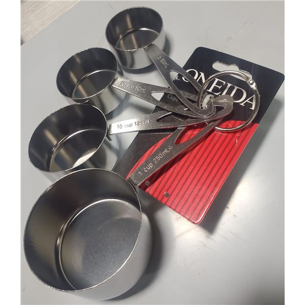 NEW ONEIDA STAINLESS STEEL MEASURE/MEASURING CUPS