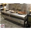 Image 2 : COMMERCIAL STAINLESS STEEL NAT GAS WOK STATION
