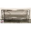 Image 1 : STAINLESS STEEL OVERSHELF W/ 2 HEAT LAMPS