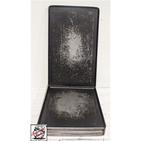 11 RATIONAL PERFORATED BAKING SHEETS