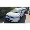 Image 1 : 2006 HONDA CIVIC, 4DRSD, WHITE, VIN JHMFA36236S801308,