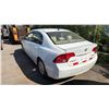 Image 2 : 2006 HONDA CIVIC, 4DRSD, WHITE, VIN JHMFA36236S801308,