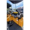 Image 5 : SDLANCH ME20 YELLOW DIESEL POWERED RUBBER TRACK MINI EXCAVATOR WITH ATTACHED DIGGING BUCKET, GRADER
