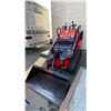 Image 1 : SDLOOL SL-530T GAS POWERED STAND ON RUBBER TRACK MINI SKID STEER LOADER WITH 45" BUCKET