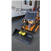 Image 1 : SDLOOL SL360T YELLOW 420CC GAS POWERED MINI SKID STEER LOADER WITH 42"W BUCKET
