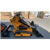 Image 4 : SDLOOL SL360T YELLOW 420CC GAS POWERED MINI SKID STEER LOADER WITH 42"W BUCKET