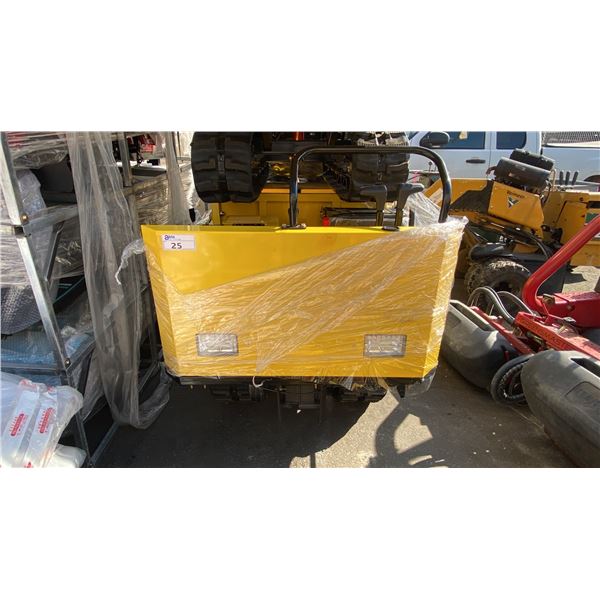 SDLANCH SDLD25 YELLOW RIDE ON GAS POWERED MINI CRAWLER DUMPER, 3 SPEED WITH 9" TRACKS &