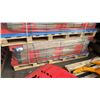 Image 1 : SKLP SK-HJ6 INDUSTRIAL BLUE / ORANGE 6 SECTION HEAVY DUTY METAL STORAGE SHELVING *INCLUDES 36