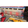 Image 2 : SKLP SK-HJ6 INDUSTRIAL BLUE / ORANGE 6 SECTION HEAVY DUTY METAL STORAGE SHELVING *INCLUDES 36