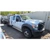 Image 4 : 2014 FORD F550 SUPERDUTY, 4DR DUMP TRUCK, WHITE, VIN 1FD0W5GYXEEA39871,