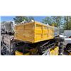 Image 3 : SDLANCH SDLD25 YELLOW RIDE ON GAS POWERED MINI CRAWLER DUMPER, 3 SPEED WITH 9" TRACKS &