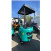 Image 3 : AGT INDUSTRIAL H16R TEAL GAS POWERED 13.5HP RUBBER TRACK MINI EXCAVATOR WITH ATTACHED DIGGING