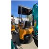 Image 3 : MIVA VA15 YELLOW 13.5 HP GAS POWERED RUBBER TRACK MINI EXCAVATOR WITH ATTACHED DIGGING BUCKET,