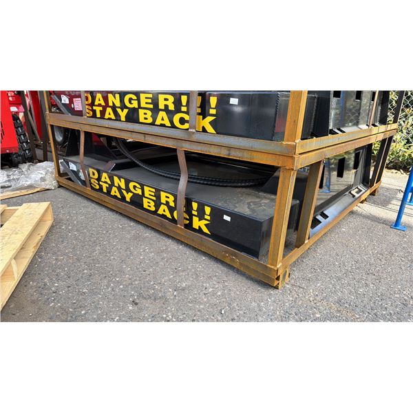 MOWER KING SSRC 72" HYDRAULIC SKID STEER BRUSH MOWER ATTACHMENT