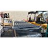 Image 2 : PALLET OF 15- 4'W X 8'L BLACK INDUSTRIAL HIGH-DENSITY POLYETHYLENE GROUND PROTECTION MATS &