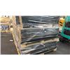 Image 2 : PALLET OF 15- 4'W X 8'L BLACK INDUSTRIAL HIGH-DENSITY POLYETHYLENE GROUND PROTECTION MATS &