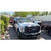 Image 4 : 2015 FORD F350 SUPERDUTY, 2DR FLAT DECK, WHITE, VIN 1FDRF3G68FEB27541,