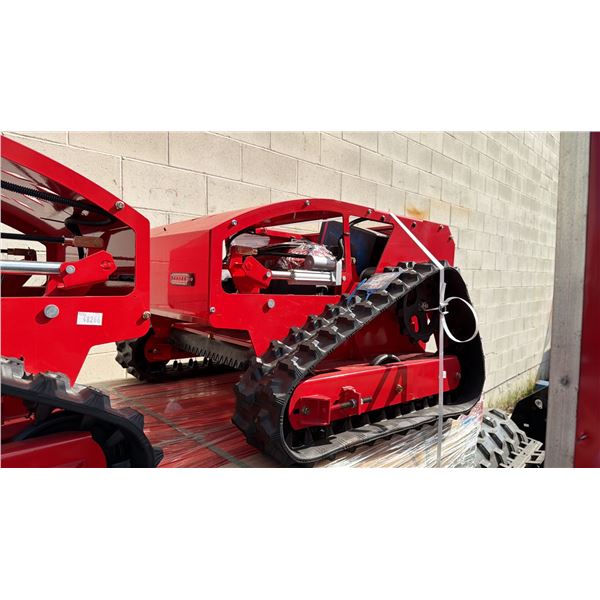 MMS MODEL 800 REMOTE CONTROLLED GAS POWERED LAWN MOWER WITH TRACKS