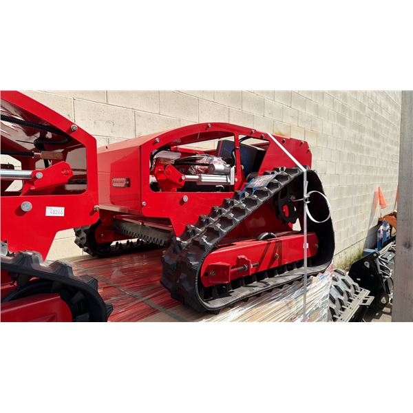 MMS MODEL 800 REMOTE CONTROLLED GAS POWERED LAWN MOWER WITH TRACKS