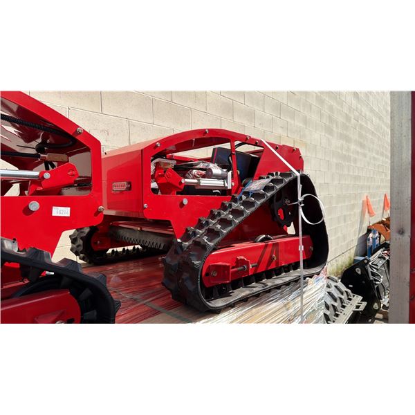 MMS MODEL 800 REMOTE CONTROLLED GAS POWERED LAWN MOWER WITH TRACKS