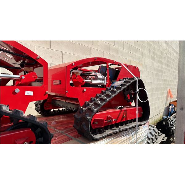 MMS MODEL 800 REMOTE CONTROLLED GAS POWERED LAWN MOWER WITH TRACKS
