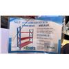 Image 3 : SKLP SK-HJ6 INDUSTRIAL 40' L BLUE / ORANGE 6 SECTION HEAVY DUTY METAL STORAGE SHELVING *INCLUDES 36