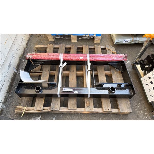 GIYI GY-BF47 SKID STEER BALE FORK ATTACHMENT - INCLUDES RACK & 2 SPEARS