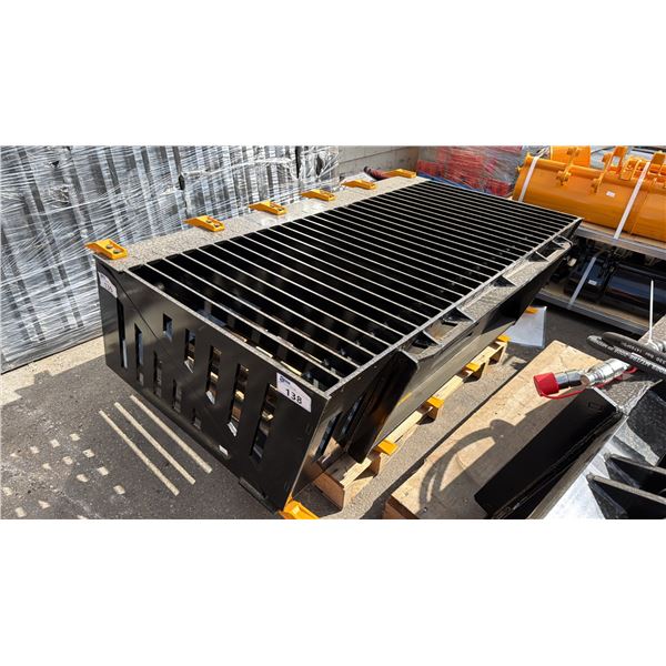 GIYI GY-RB66, 66" HEAVY DUTY SKID STEER ROCK BUCKET ATTACHMENT