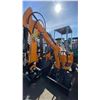 Image 2 : VISEC VC-L13 13.5 HP GAS POWERED PNEUMATIC TIRE MINI EXCAVATOR WITH ATTACHED DIGGING BUCKET,