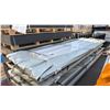 Image 2 : STACK OF 50 SKLP WHITE 10'L X 3' 2"W INDUSTRIAL CORRUGATED METAL ROOF / WALL SHEETING