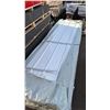 Image 3 : STACK OF 50 SKLP WHITE 10'L X 3' 2"W INDUSTRIAL CORRUGATED METAL ROOF / WALL SHEETING