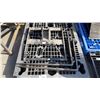 Image 1 : MINI EXCAVATOR PALLET FORK ATTACHMENT SET- INCLUDES RACK & PAIR OF FORKS