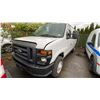 Image 1 : 2009 FORD E150 FLEX FUEL, 3DR VAN, WHITE, VIN 1FTNE14W29DA00292,