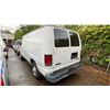 Image 2 : 2009 FORD E150 FLEX FUEL, 3DR VAN, WHITE, VIN 1FTNE14W29DA00292,