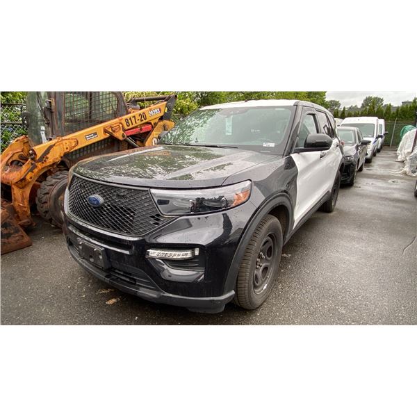 2020 FORD EXPLORER, 4DRSW, BLACK, VIN 1FM5K8AW0LGC11112,