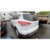 Image 2 : 2013 FORD ESCAPE SE, 4DRSW, WHITE, VIN 1FMCU9GX6DUC96676,
