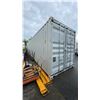 Image 2 : GREY 40' 52,910 LB MAX CAPACITY INDUSTRIAL TRANSPORT CONTAINER WITH 4 DUAL SWING SIDE DOORS DUAL