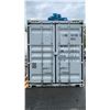 Image 4 : GREY 40' 52,910 LB MAX CAPACITY INDUSTRIAL TRANSPORT CONTAINER WITH 4 DUAL SWING SIDE DOORS DUAL