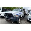 Image 1 : 2016 DODGE/RAM 5500 HEAVY DUTY, 2DR DUMP TRUCK, WHITE, VIN 3C7WRNBL9GG337652,