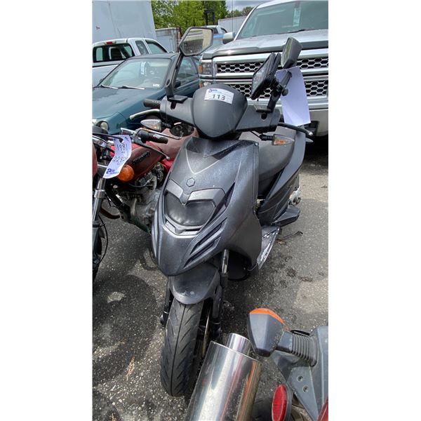 2013 PIAGGIO OPEN MOTORCYCLE, BLACK, VIN ZAPC506B1D4001081,
