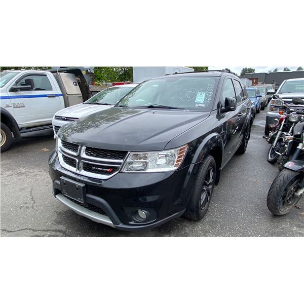 2016 DODGE/RAM JOURNEY SXT, 4DRSW, BLACK, VIN 3C4PDCCG5GT185060,
